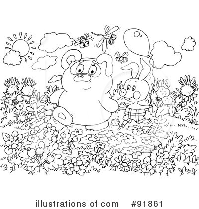 Royalty-Free (RF) Bear Clipart Illustration by Alex Bannykh - Stock Sample #91861