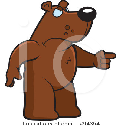 Bear Character Clipart #94354 by Cory Thoman