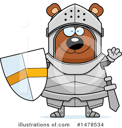Royalty-Free (RF) Bear Knight Clipart Illustration by Cory Thoman - Stock Sample #1478534