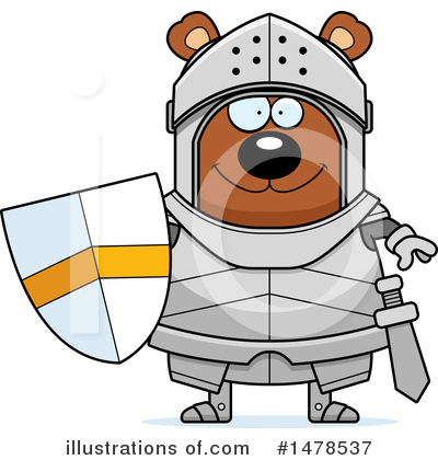 Royalty-Free (RF) Bear Knight Clipart Illustration by Cory Thoman - Stock Sample #1478537