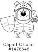 Bear Knight Clipart #1478646 by Cory Thoman