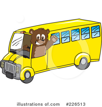 School Bus Driver Clipart #226513 by Mascot Junction
