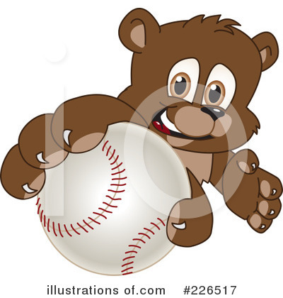 Royalty-Free (RF) Bear Mascot Clipart Illustration by Mascot Junction - Stock Sample #226517