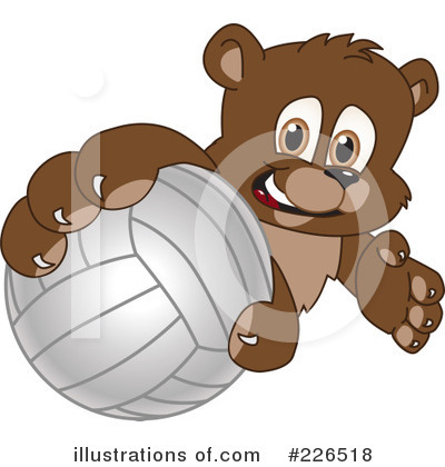 Royalty-Free (RF) Bear Mascot Clipart Illustration by Mascot Junction - Stock Sample #226518