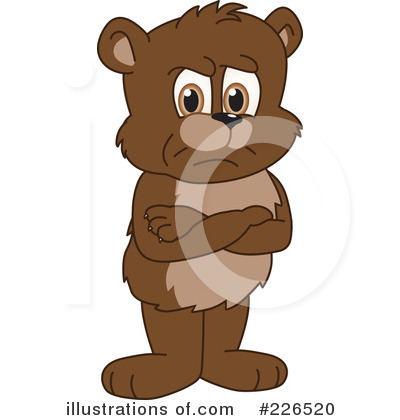 Royalty-Free (RF) Bear Mascot Clipart Illustration by Mascot Junction - Stock Sample #226520