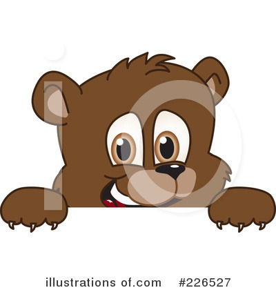 Royalty-Free (RF) Bear Mascot Clipart Illustration by Mascot Junction - Stock Sample #226527