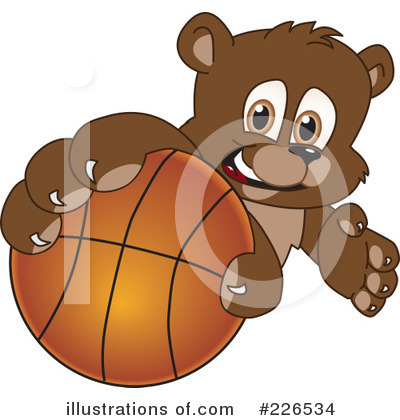 Royalty-Free (RF) Bear Mascot Clipart Illustration by Mascot Junction - Stock Sample #226534