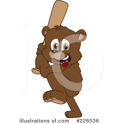 Royalty-Free (RF) Bear Mascot Clipart Illustration by Mascot Junction - Stock Sample #226536