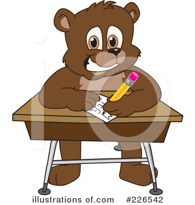 Royalty-Free (RF) Bear Mascot Clipart Illustration by Mascot Junction - Stock Sample #226542