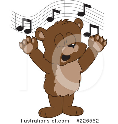 Royalty-Free (RF) Bear Mascot Clipart Illustration by Mascot Junction - Stock Sample #226552