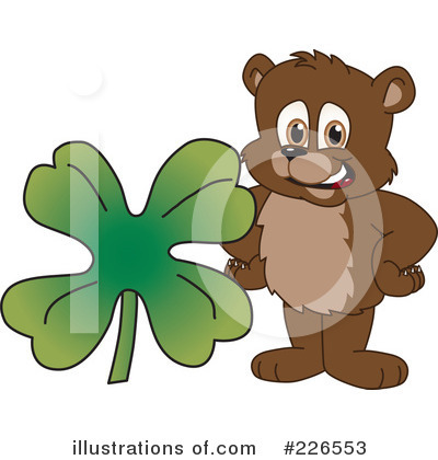 Royalty-Free (RF) Bear Mascot Clipart Illustration by Mascot Junction - Stock Sample #226553