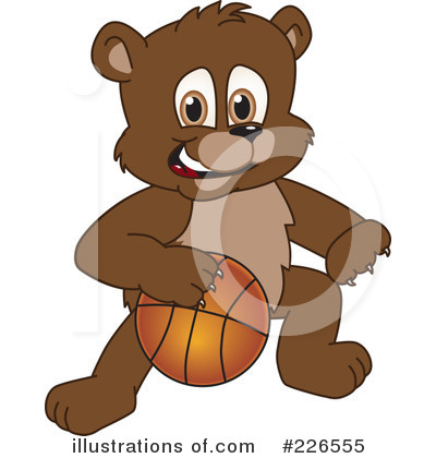 Royalty-Free (RF) Bear Mascot Clipart Illustration by Mascot Junction - Stock Sample #226555