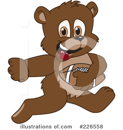Royalty-Free (RF) Bear Mascot Clipart Illustration by Mascot Junction - Stock Sample #226558