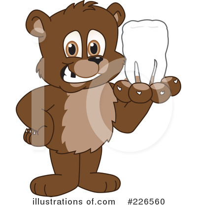 Royalty-Free (RF) Bear Mascot Clipart Illustration by Mascot Junction - Stock Sample #226560
