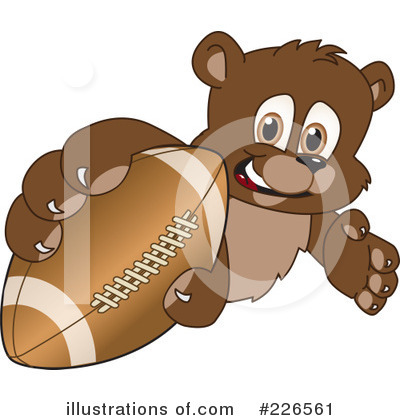 Royalty-Free (RF) Bear Mascot Clipart Illustration by Mascot Junction - Stock Sample #226561
