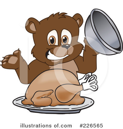 Royalty-Free (RF) Bear Mascot Clipart Illustration by Mascot Junction - Stock Sample #226565