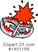 Bear Trap Clipart #1401156 by lineartestpilot