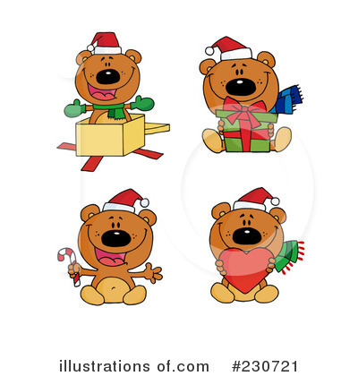 Royalty-Free (RF) Bears Clipart Illustration by Hit Toon - Stock Sample #230721