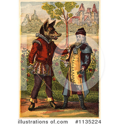 Royalty-Free (RF) Beast Clipart Illustration by Prawny Vintage - Stock Sample #1135224
