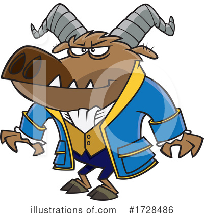 Royalty-Free (RF) Beast Clipart Illustration by toonaday - Stock Sample #1728486