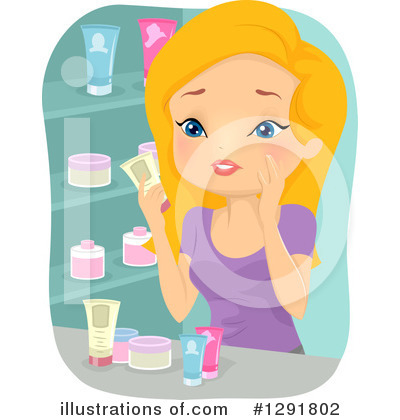 Beauty Products Clipart #1291802 by BNP Design Studio