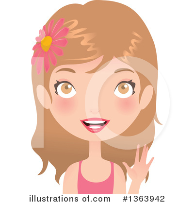 Royalty-Free (RF) Beauty Clipart Illustration by Melisende Vector - Stock Sample #1363942