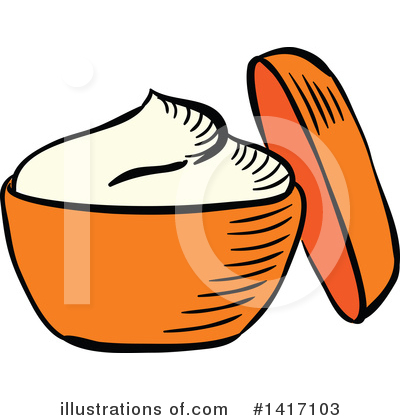 Cream Clipart #1417103 by Vector Tradition SM