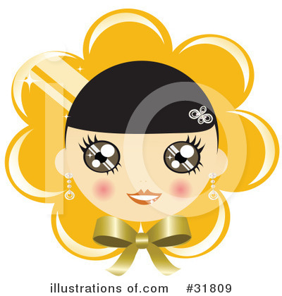 Royalty-Free (RF) Beauty Clipart Illustration by Melisende Vector - Stock Sample #31809
