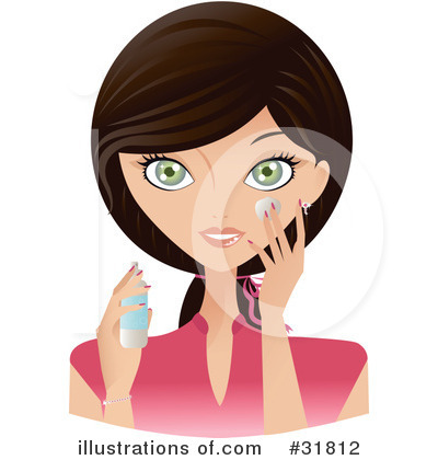 Skin Care Clipart #31812 by Melisende Vector