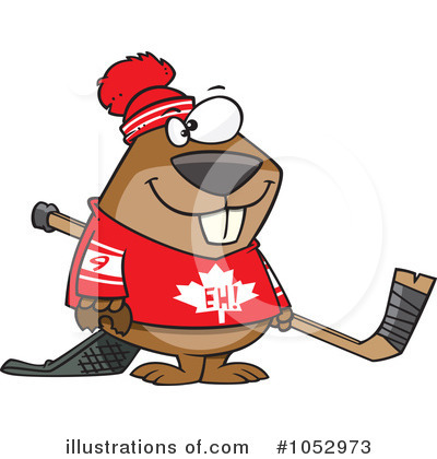 Royalty-Free (RF) Beaver Clipart Illustration by toonaday - Stock Sample #1052973