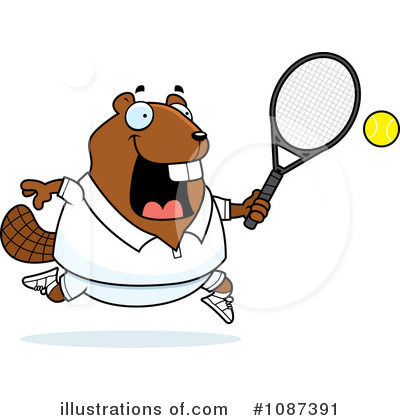 Tennis Clipart #1087391 by Cory Thoman