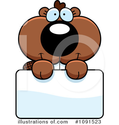 Royalty-Free (RF) Beaver Clipart Illustration by Cory Thoman - Stock Sample #1091523