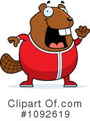 Beaver Clipart #1092619 by Cory Thoman