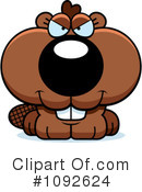 Beaver Clipart #1092624 by Cory Thoman