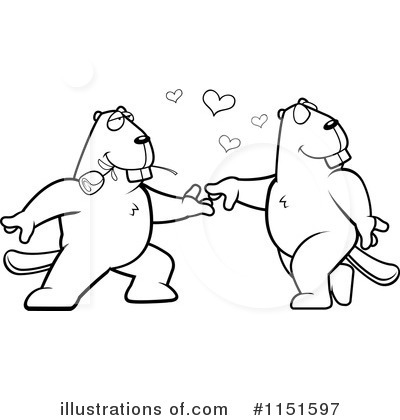 Royalty-Free (RF) Beaver Clipart Illustration by Cory Thoman - Stock Sample #1151597