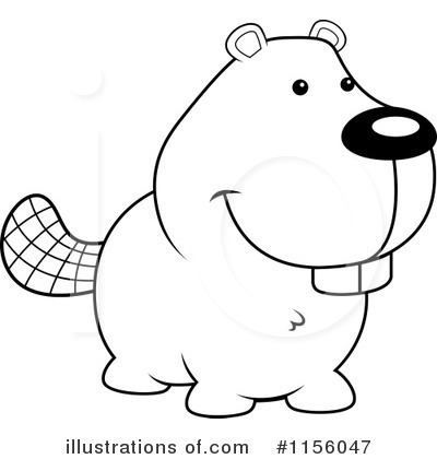 Royalty-Free (RF) Beaver Clipart Illustration by Cory Thoman - Stock Sample #1156047
