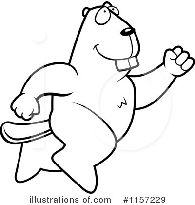 Royalty-Free (RF) Beaver Clipart Illustration by Cory Thoman - Stock Sample #1157229
