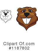 Beaver Clipart #1187802 by Vector Tradition SM