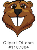 Beaver Clipart #1187804 by Vector Tradition SM
