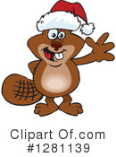 Beaver Clipart #1281139 by Dennis Holmes Designs