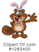 Beaver Clipart #1283400 by Dennis Holmes Designs