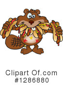 Beaver Clipart #1286880 by Dennis Holmes Designs