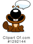 Beaver Clipart #1292144 by Cory Thoman