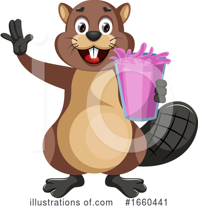 Royalty-Free (RF) Beaver Clipart Illustration by Morphart Creations - Stock Sample #1660441