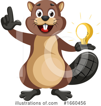 Royalty-Free (RF) Beaver Clipart Illustration by Morphart Creations - Stock Sample #1660456