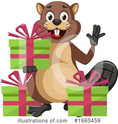 Royalty-Free (RF) Beaver Clipart Illustration by Morphart Creations - Stock Sample #1660459