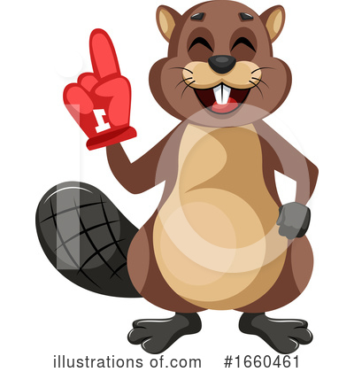 Royalty-Free (RF) Beaver Clipart Illustration by Morphart Creations - Stock Sample #1660461