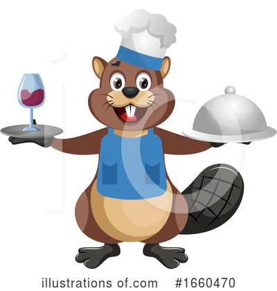 Royalty-Free (RF) Beaver Clipart Illustration by Morphart Creations - Stock Sample #1660470