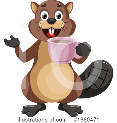 Royalty-Free (RF) Beaver Clipart Illustration by Morphart Creations - Stock Sample #1660471