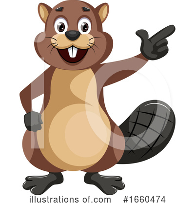 Royalty-Free (RF) Beaver Clipart Illustration by Morphart Creations - Stock Sample #1660474